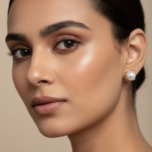 Moon Pearl Studs