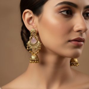 Gulnaar Ghungroo Jhumkas