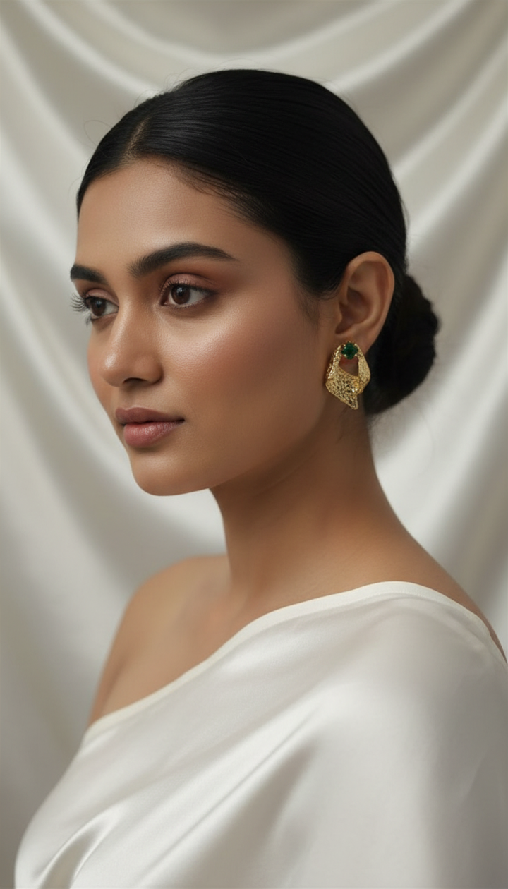 Meher Green Earrings