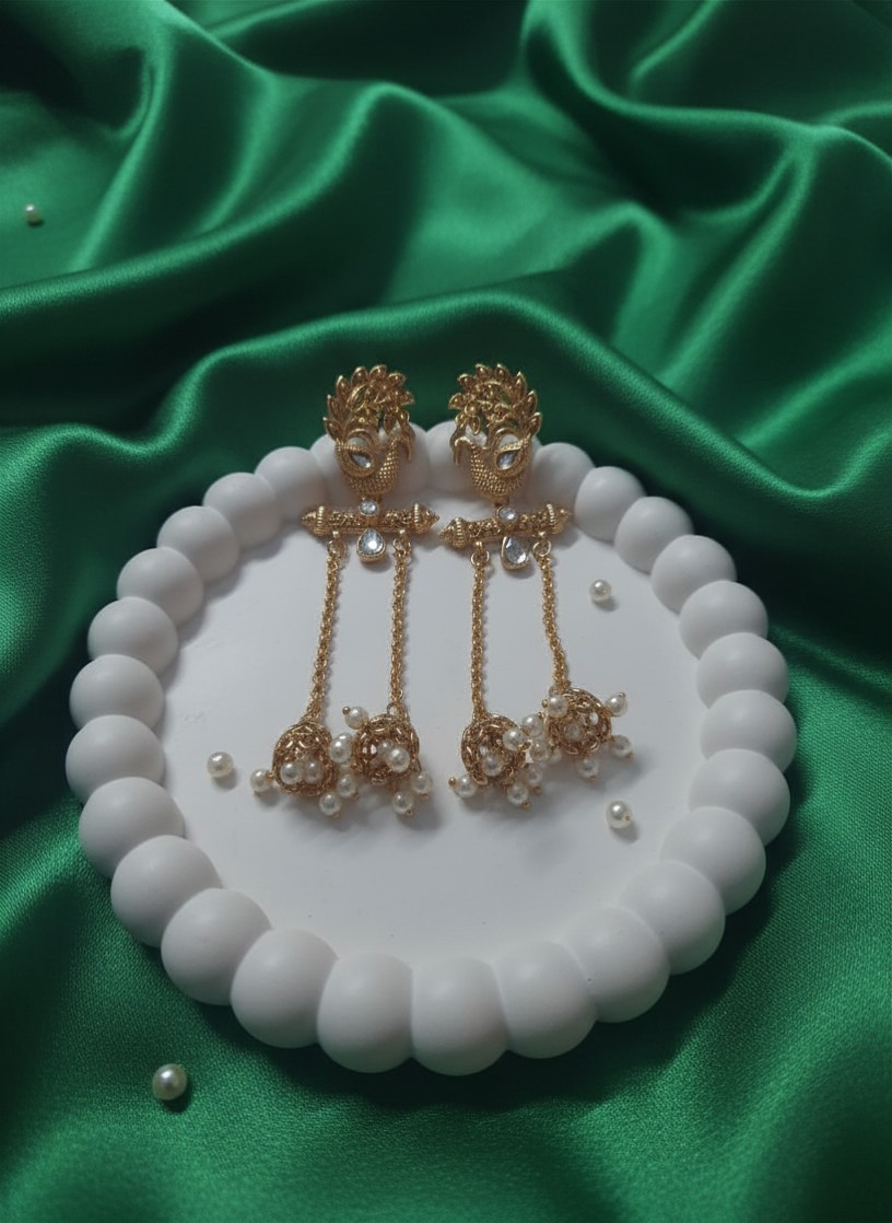 Noor-e-Mayur Jhumkas
