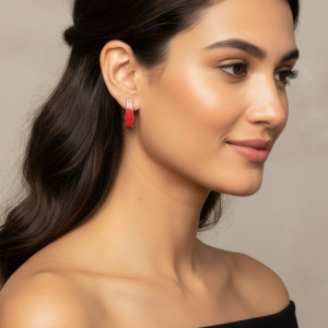 Raga Red Earrings