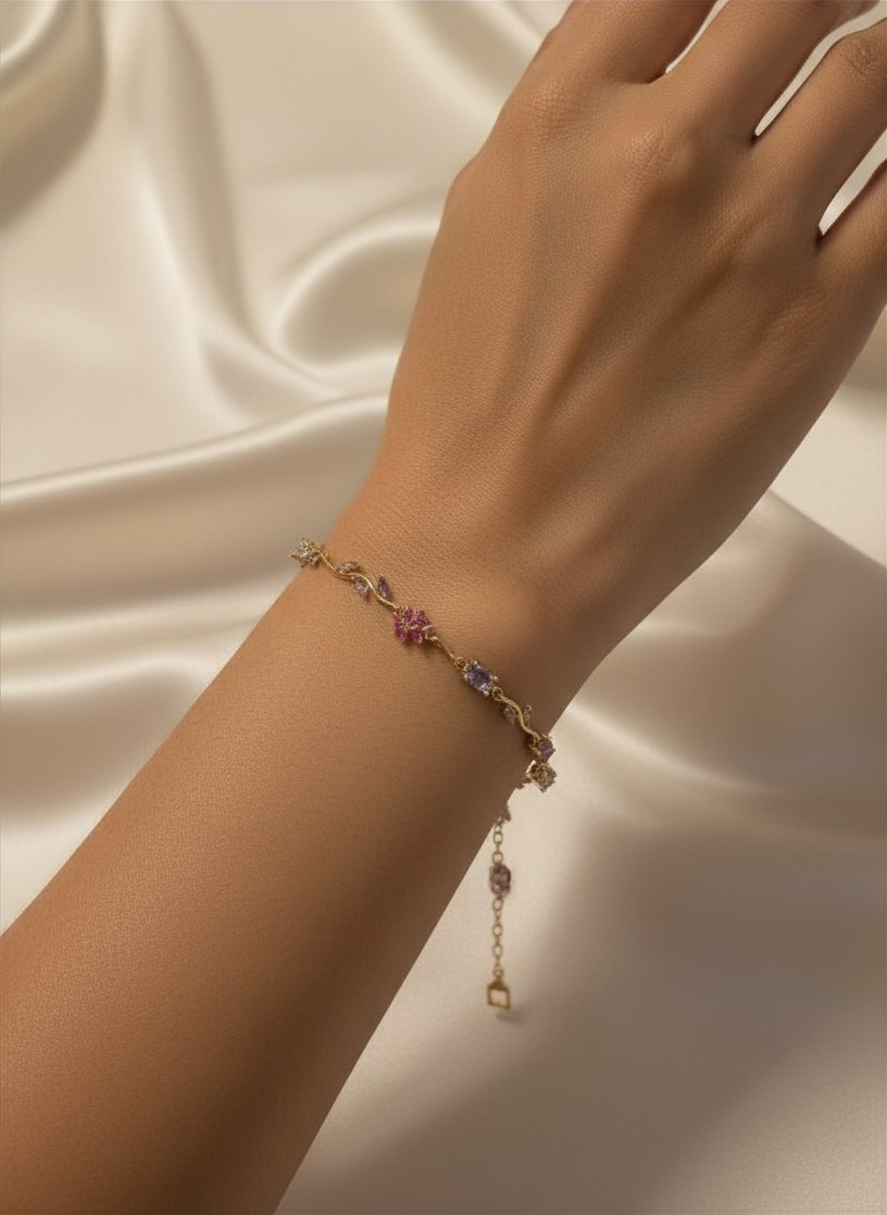 Tulip Bracelet - Floral Harmony
